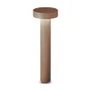 Ideal-Lux - Lampada outdoor TESLA PT4 H60 COFFEE, 21 x 21 x h60 cm,<Dmora Discount