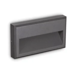 Ideal-Lux - Lampada outdoor FEBE-1 AP 4000K, 23 x 13 x h3 cm,<Dmora Cheap