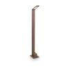 Ideal-Lux - Lampada outdoor AGOS PT H80 3000K COFFEE, 10 x 15 x h80 cm,<Dmora Clearance
