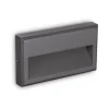 Ideal-Lux - Lampada outdoor FEBE-1 AP 3000K, 23 x 13 x h3 cm,<Dmora Discount
