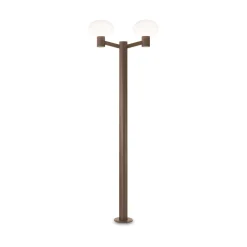 Ideal-Lux - Lampada outdoor CLIO MPT2 COFFEE, 58 x 20 x h197 cm,<Dmora Outlet
