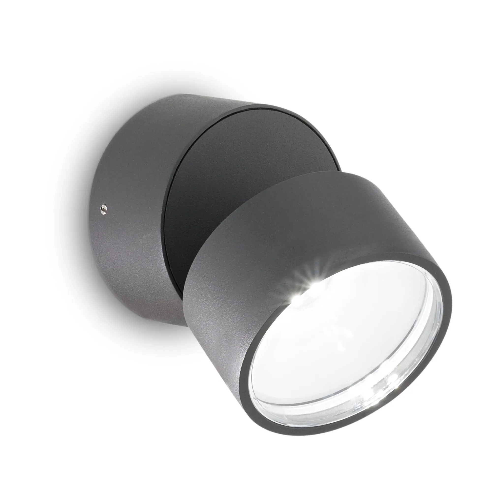 Ideal-Lux - Lampada outdoor OMEGA AP ROUND 3000K, 9 x 9 x h9 cm,<Dmora Discount