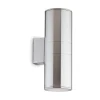 Ideal-Lux - Lampada outdoor GUN AP2 BIG ALLUMINIO, 11 x 31 x h15 cm,<Dmora Outlet
