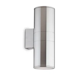 Ideal-Lux - Lampada outdoor GUN AP2 BIG ALLUMINIO, 11 x 31 x h15 cm,<Dmora Outlet
