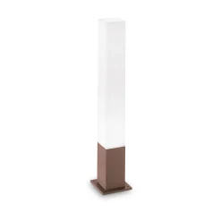 Ideal-Lux - Lampada outdoor EDO OUTDOOR PT1 SQUARE COFFEE, 15 x 15 x h79 cm,<Dmora Cheap