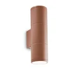 Ideal-Lux - Lampada outdoor GUN AP2 SMALL COFFEE, 7 x 21 x h11 cm,<Dmora Store