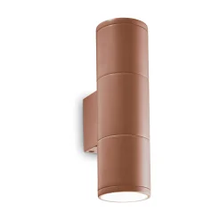 Ideal-Lux - Lampada outdoor GUN AP2 SMALL COFFEE, 7 x 21 x h11 cm,<Dmora Store