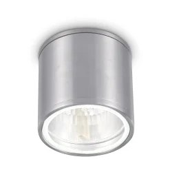 Ideal-Lux - Lampada outdoor GUN PL1 ALLUMINIO, 11 x 11 x h12 cm,<Dmora Cheap