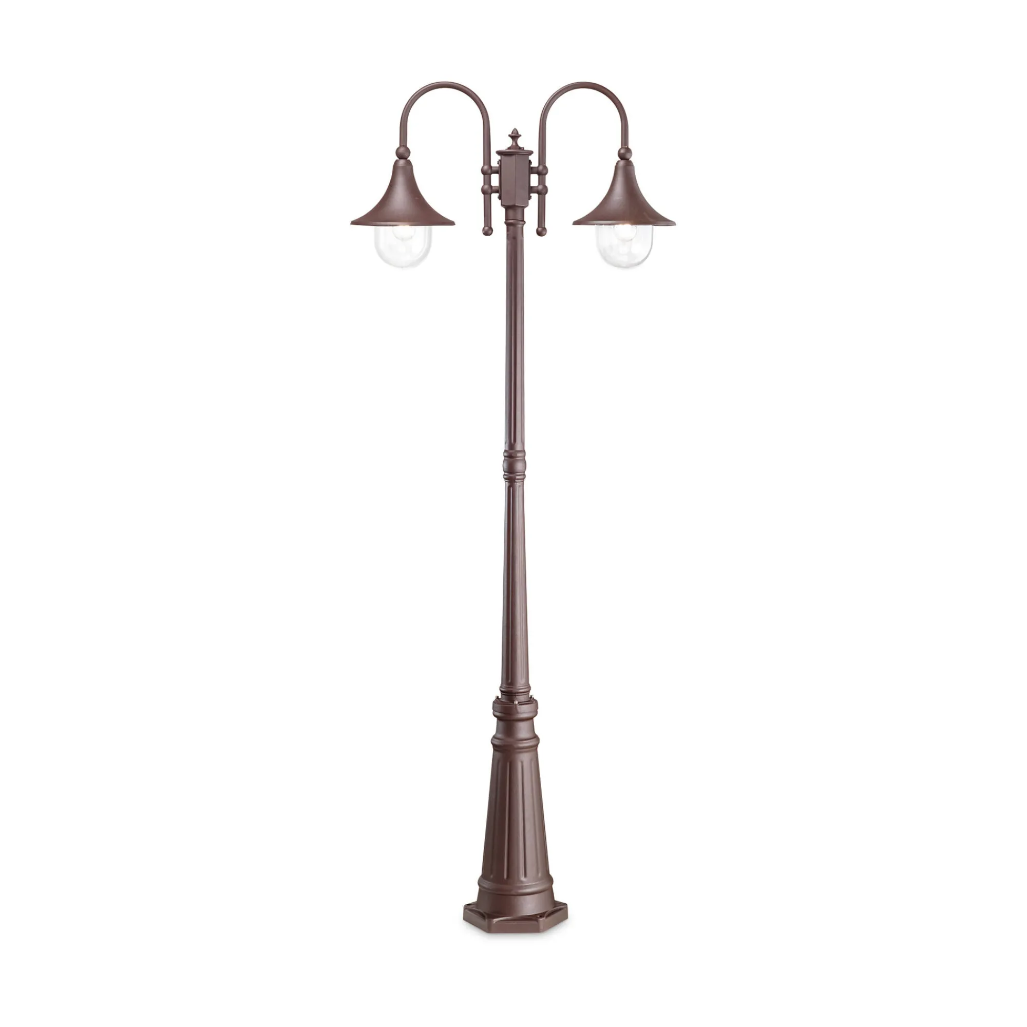 Ideal-Lux - Lampada outdoor CIMA PT2 COFFEE, 83 x 25 x h216 cm,<Dmora Flash Sale