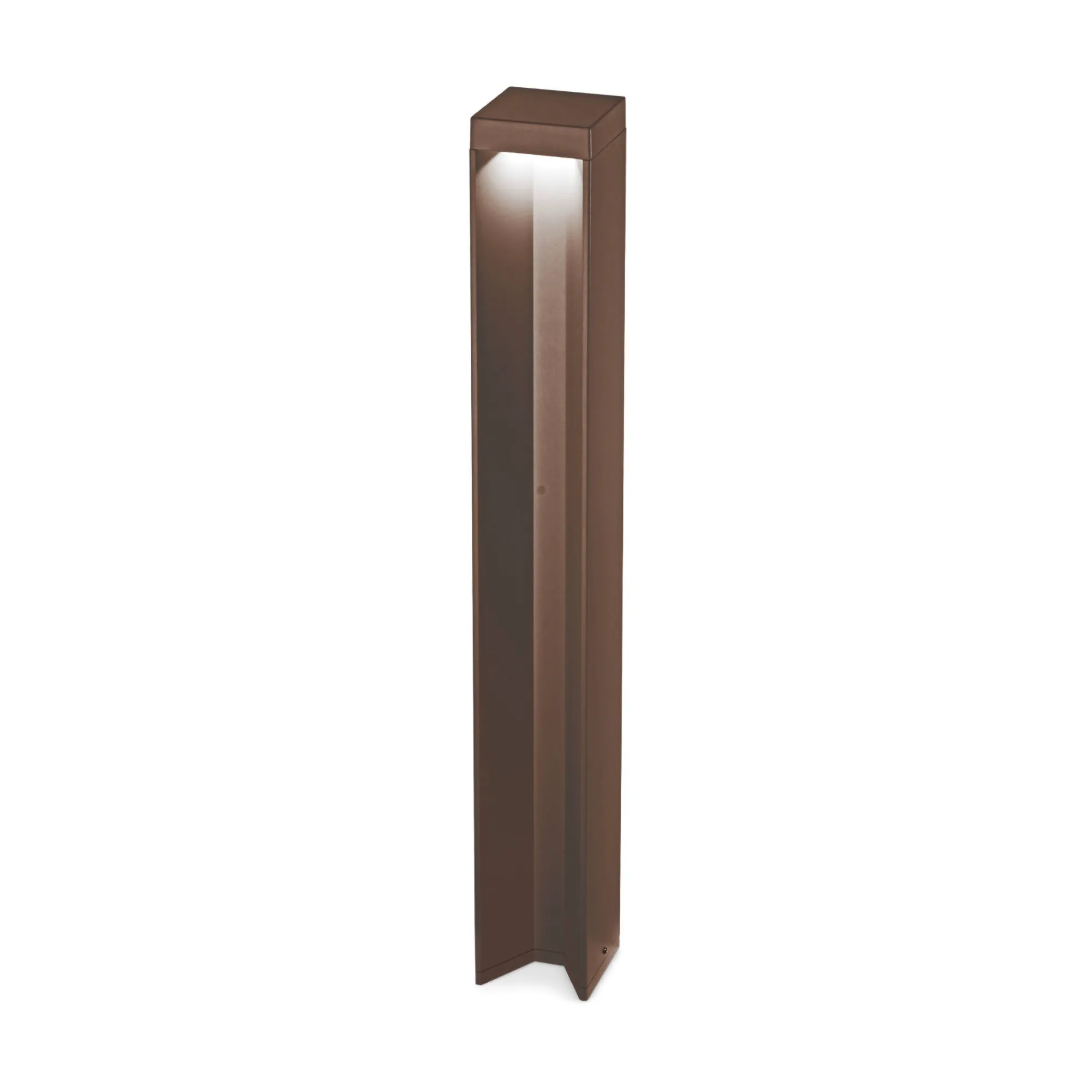Ideal-Lux - Lampada outdoor KURT PT COFFEE 3000K, 9 x 9 x h65 cm,<Dmora Fashion