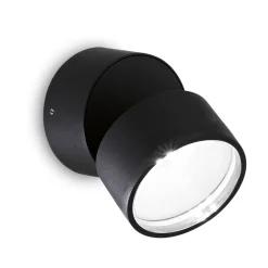 Ideal-Lux - Lampada outdoor OMEGA AP ROUND 4000K, 9 x 9 x h9 cm,<Dmora Discount