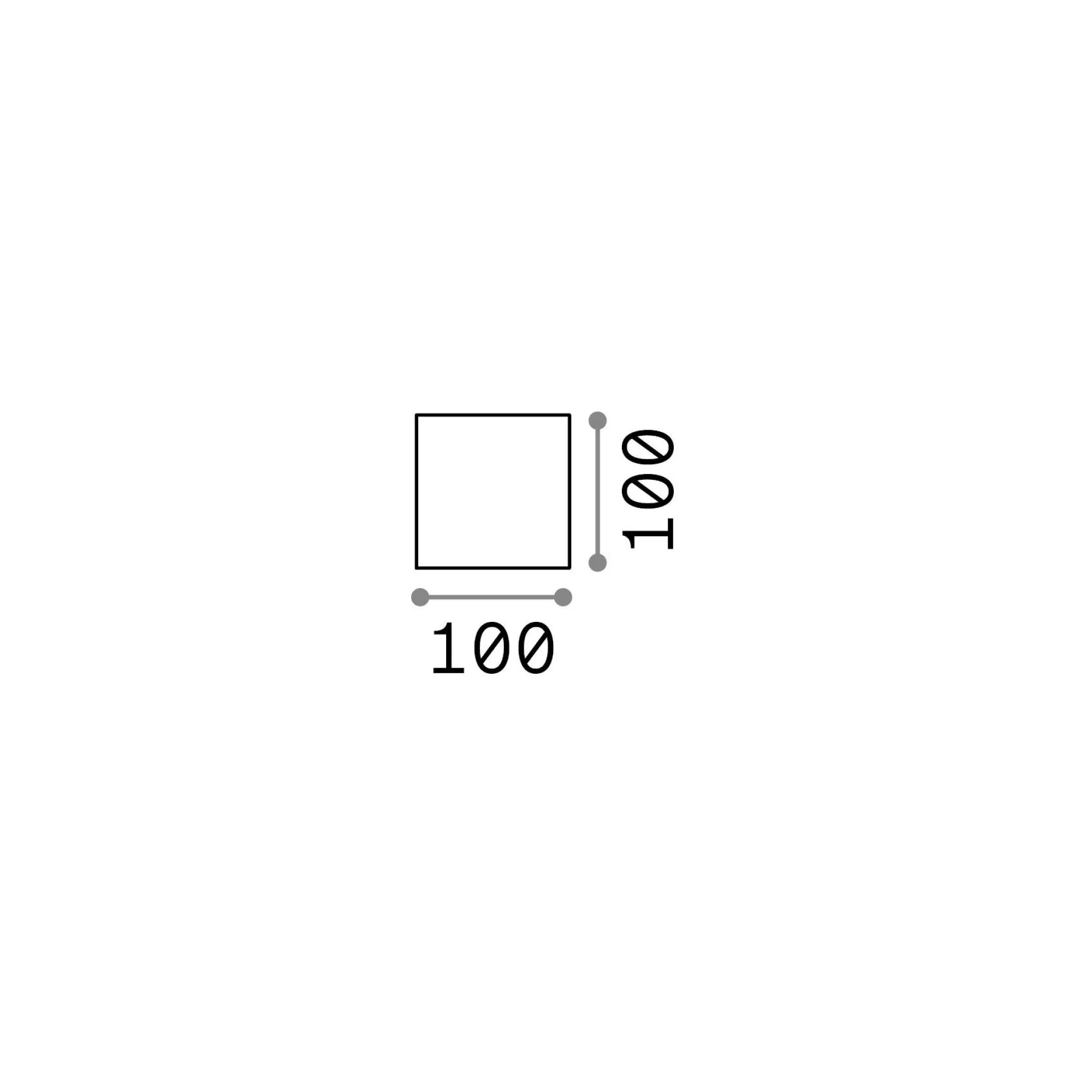 Ideal-Lux - Lampada outdoor RUBIK AP 3000K, 10 x 10 x h10 cm,<Dmora Clearance