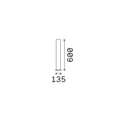 Ideal-Lux - Lampada outdoor CLIO MPT1 , 14 x 14 x h60 cm,<Dmora Hot