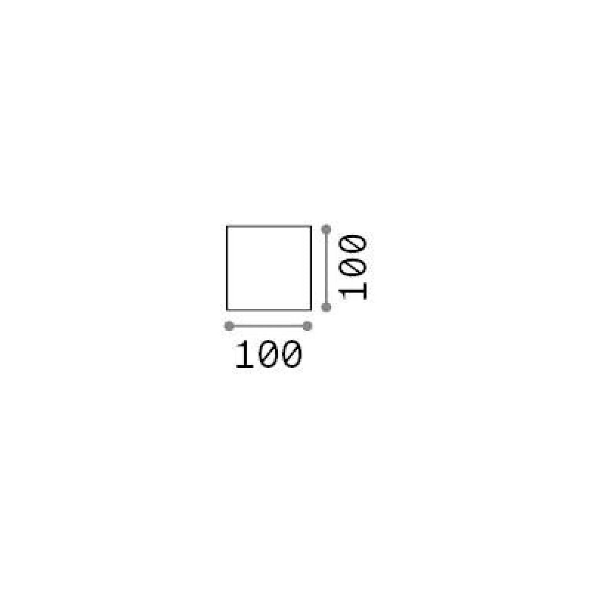 Ideal-Lux - Lampada outdoor RUBIK AP 3000K, 10 x 10 x h10 cm,<Dmora Flash Sale