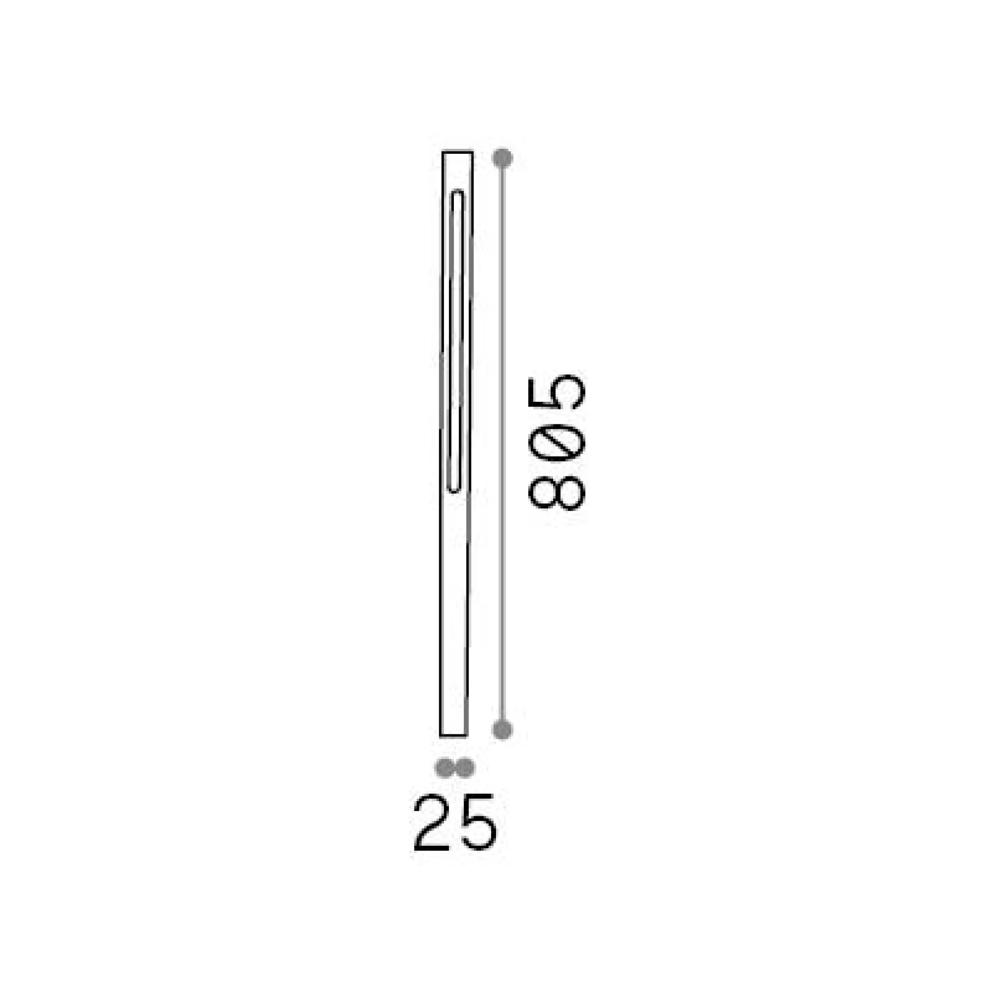 Ideal-Lux - Lampada outdoor JEDI PT H080 , 3 x 3 x h81 cm,<Dmora Shop