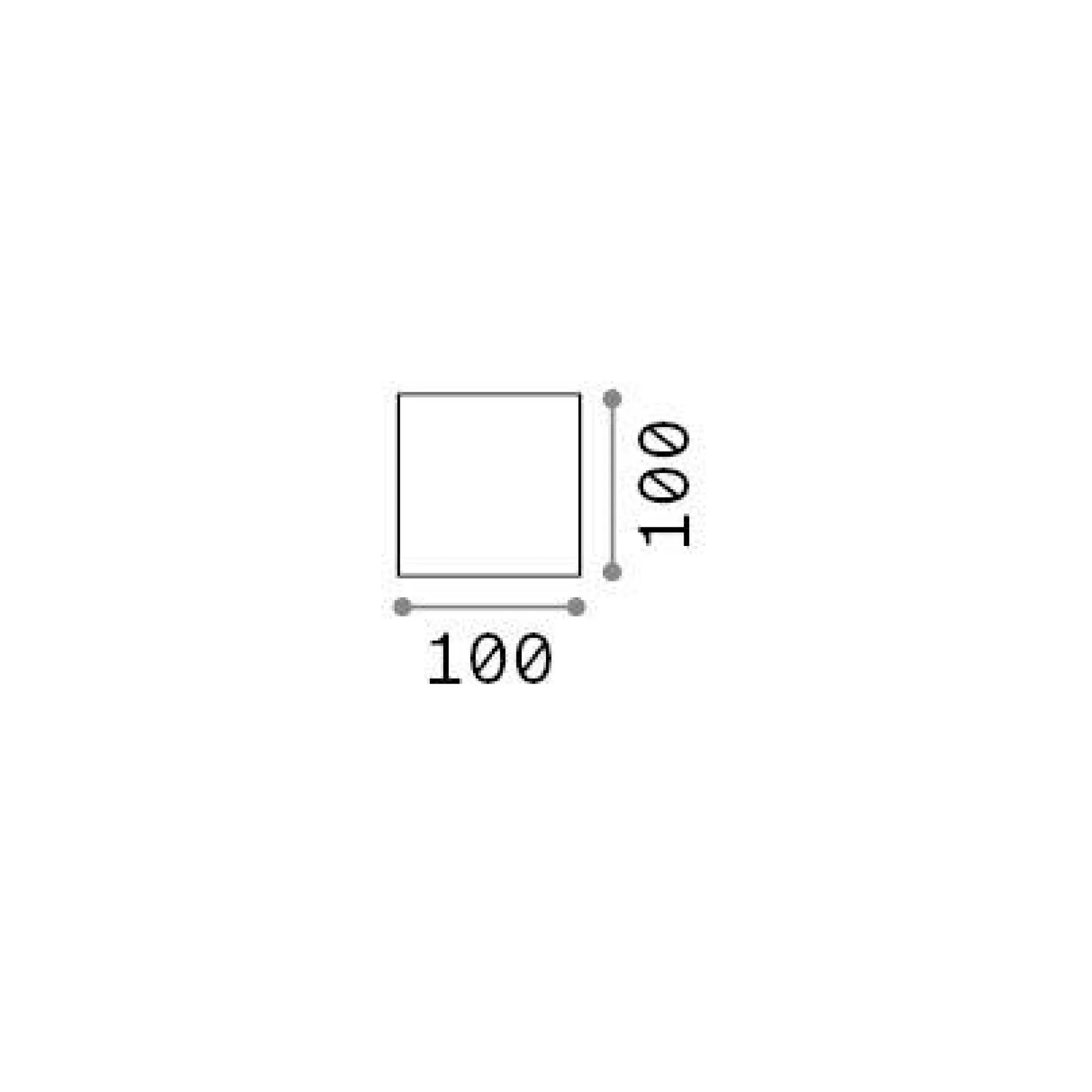 Ideal-Lux - Lampada outdoor ATOM AP D10 COFFEE, 10 x 10 x h10 cm,<Dmora New