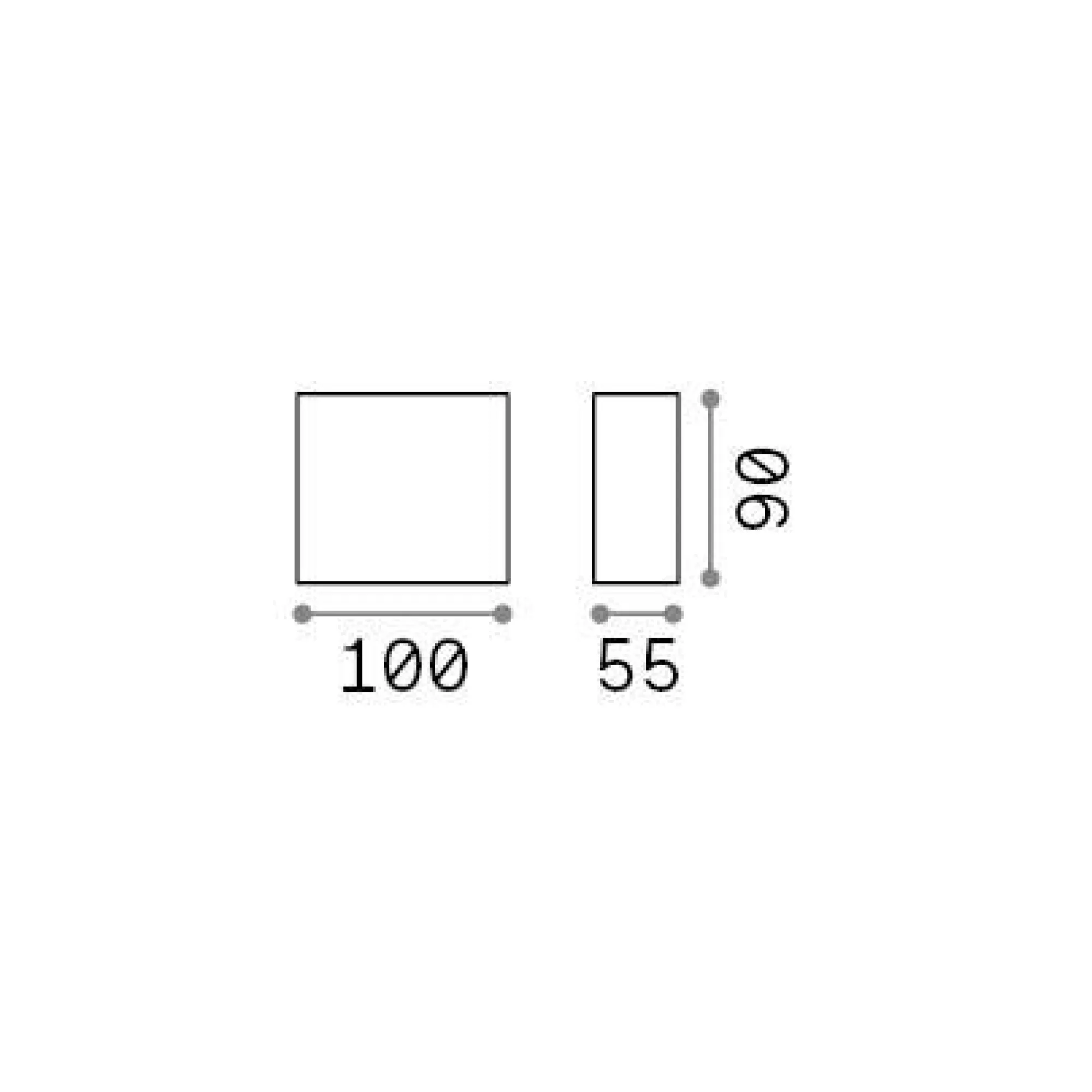 Ideal-Lux - Lampada outdoor ARGO AP1 3000K, 9 x 10 x h6 cm,<Dmora New
