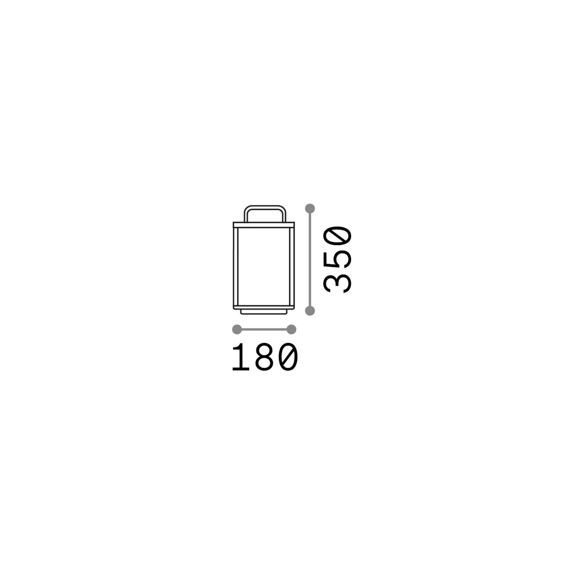 Ideal-Lux - Lampada outdoor STARDUST TL H35, 18 x 18 x h35 cm,<Dmora Cheap