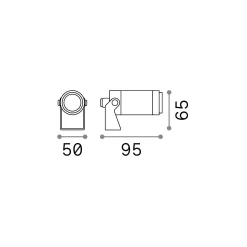 Ideal-Lux - Lampada outdoor STARLIGHT PR 05.5W 3000K, 5 x 10 x h7 cm,<Dmora Store