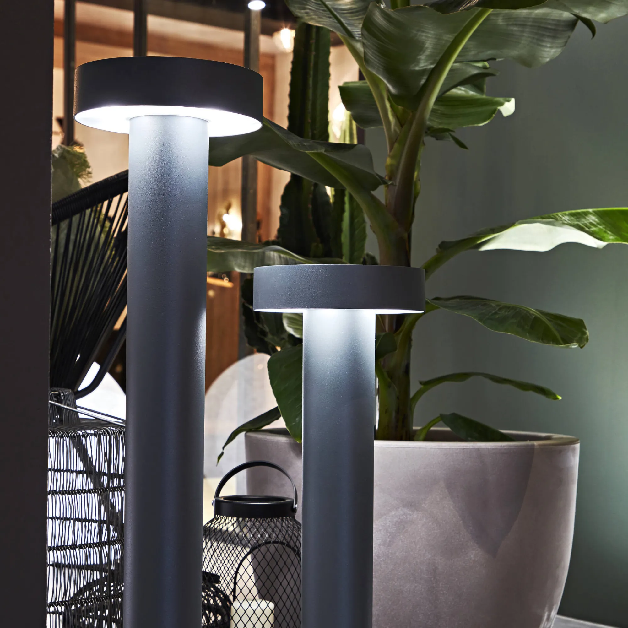 Ideal-Lux - Lampada outdoor TESLA PT4 H60 , 21 x 21 x h60 cm,<Dmora Outlet