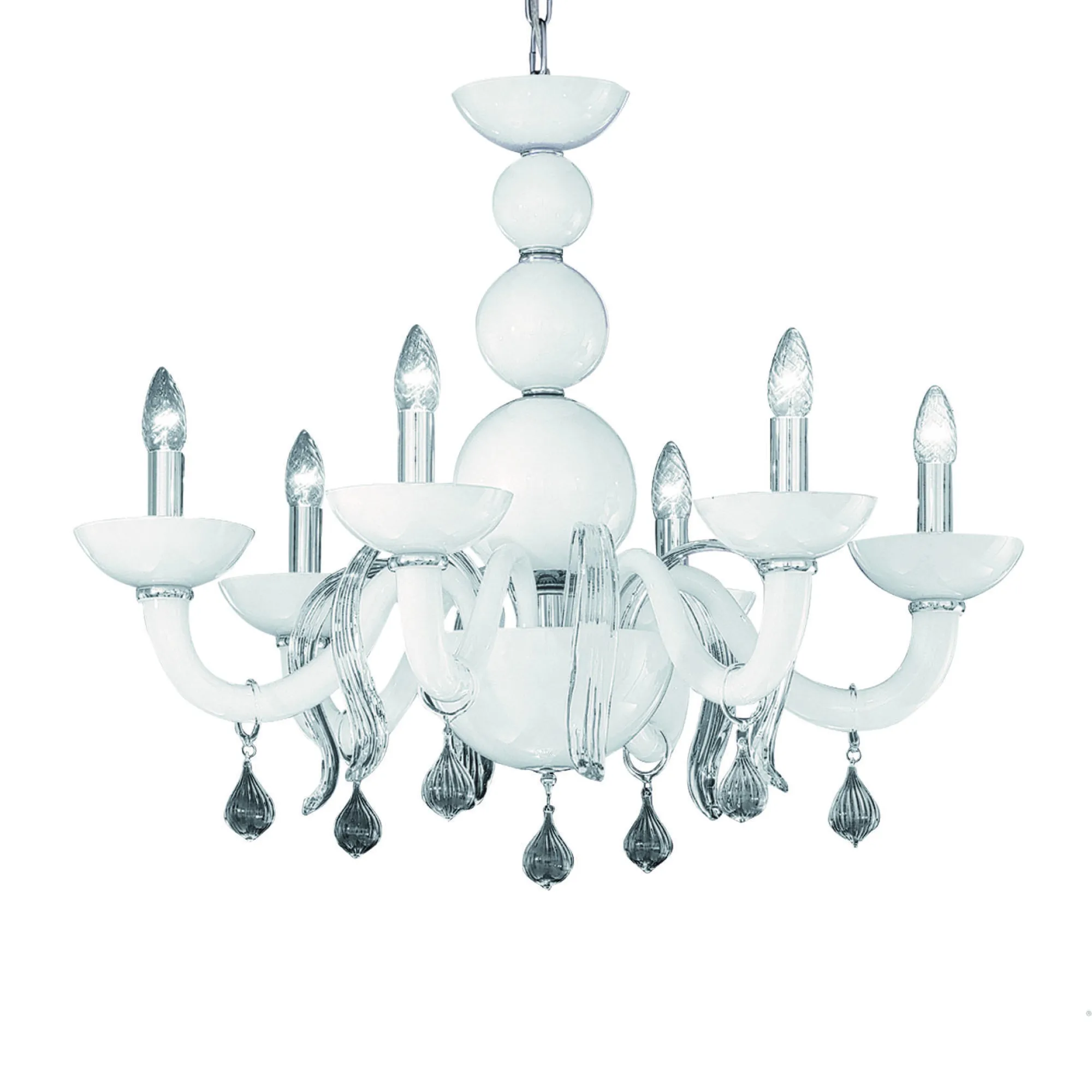 Lampada a sospensione, Lampadario, Luminare sospeso, Lampada a pendente, 76x76h63 cm,<Dmora Sale