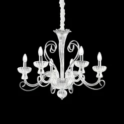 Lampada a sospensione, Lampadario, Luminare sospeso, Lampada a pendente, 72x72h80 cm,<Dmora Cheap