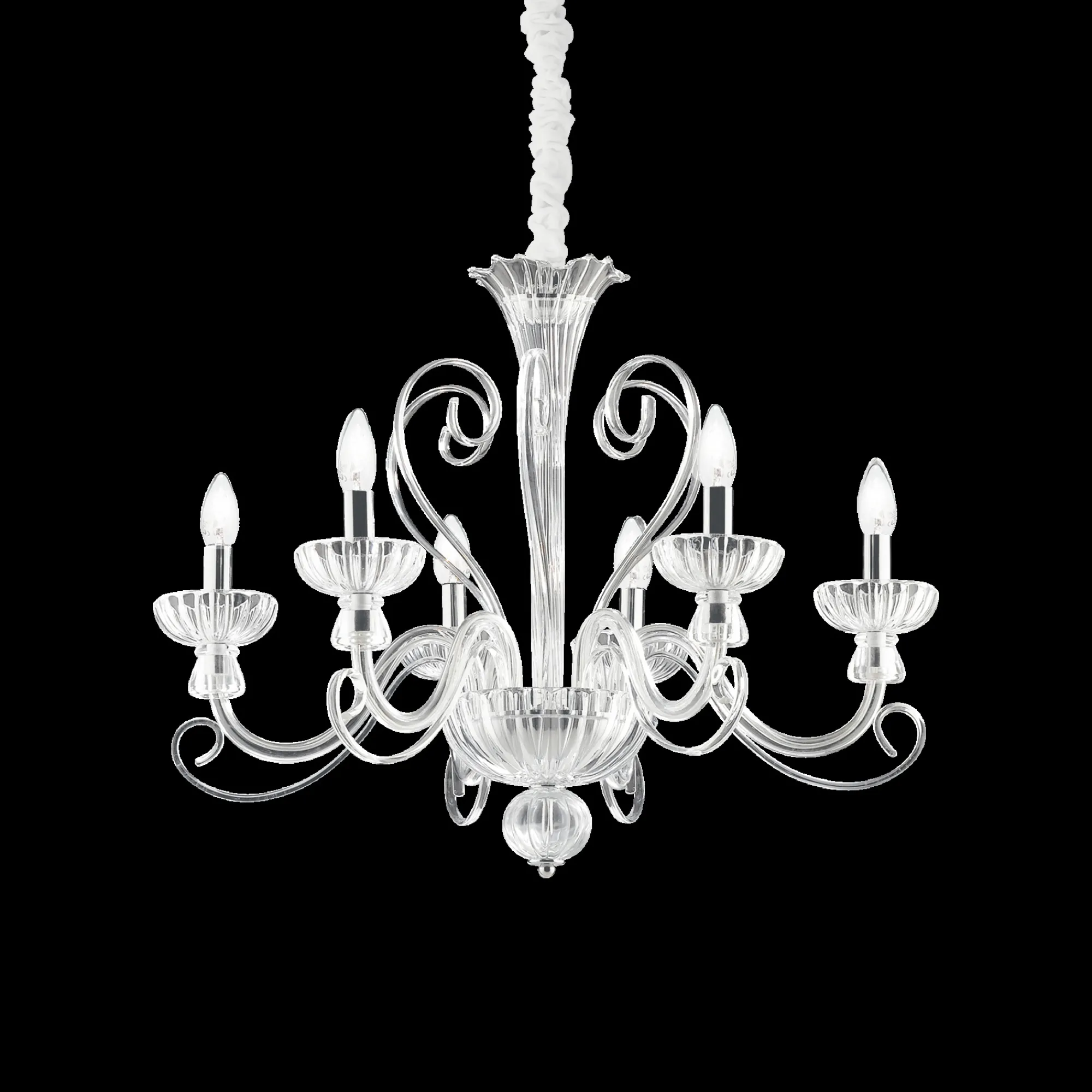 Lampada a sospensione, Lampadario, Luminare sospeso, Lampada a pendente, 72x72h80 cm,<Dmora Cheap