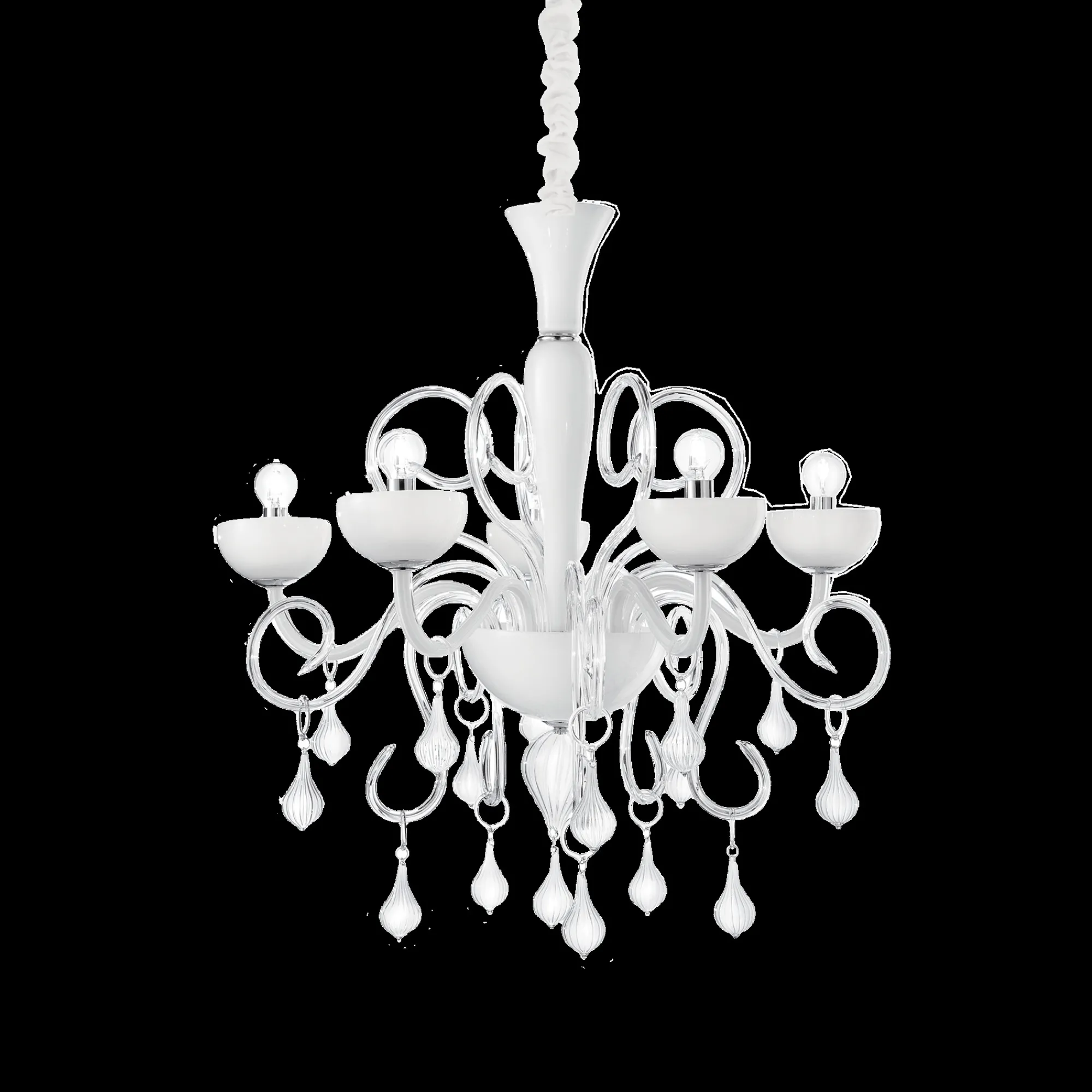 Lampada a sospensione, Lampadario, Luminare sospeso, Lampada a pendente, 68x68h70 cm,<Dmora Fashion