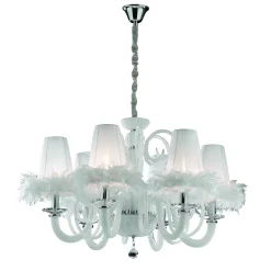 Lampada a sospensione, Lampadario, Luminare sospeso, Lampada a pendente, 90x90h75 cm,<Dmora Outlet