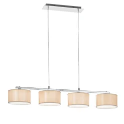 Lampada a sospensione, Lampadario, Luminare sospeso, Lampada a pendente, 93x18h12 cm,<Dmora New