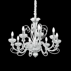 Lampada a sospensione, Lampadario, Luminare sospeso, Lampada a pendente, 78x78h80 cm,<Dmora Best
