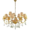 Lampada a sospensione, Lampadario, Luminare sospeso, Lampada a pendente, 97x97h80 cm,<Dmora Store