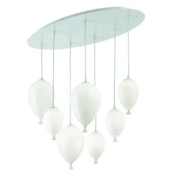Lampada a sospensione, Lampadario, Luminare sospeso, Lampada a pendente, 80x30h50 cm,<Dmora Cheap