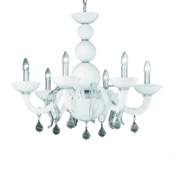 Lampada a sospensione, Lampadario, Luminare sospeso, Lampada a pendente, 76x76h63 cm,<Dmora Discount