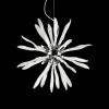 Lampada a sospensione, Lampadario, Luminare sospeso, Lampada a pendente, 50x50h65 cm,<Dmora Clearance