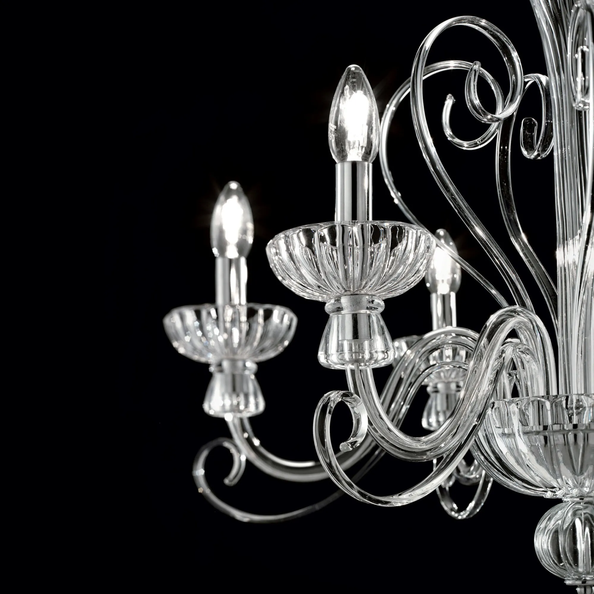 Lampada a sospensione, Lampadario, Luminare sospeso, Lampada a pendente, 72x72h80 cm,<Dmora Cheap