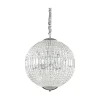 Lampada a sospensione LUXOR SP8, Lampadario, Luminare sospeso, Lampada a pendente, 50x50h75 cm, Cromo<Dmora Flash Sale