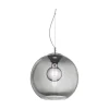 Lampada a sospensione NEMO SP1 D30 FUME', Lampadario, Luminare sospeso, Lampada a pendente, 30x30h53 cm,<Dmora Clearance