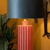 Lampada da tavolo Cosentino, 40x40 h70 cm, Rosso e Blu<Dmora Online