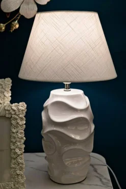 Lampada da tavolo Stencil, , 30x30 h52 cm<Dmora Fashion