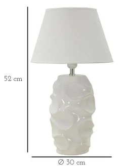 Lampada da tavolo Stencil, , 30x30 h52 cm<Dmora Fashion