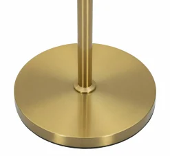 Lampada da terra Craquelure, 40x40 h153 cm, Bianco e Oro<Dmora Cheap