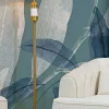 Lampada da terra Grisaille, 41x41 h160 cm, Bianco e Oro<Dmora Best Sale