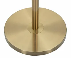 Lampada da terra Grisaille, 41x41 h160 cm, Bianco e Oro<Dmora Best Sale