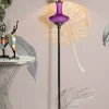 Lampada da terra Pepoli, 40x40 h167 cm, Viola e Giallo<Dmora Clearance