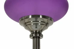 Lampada da terra Pepoli, 40x40 h167 cm, Viola e Giallo<Dmora Clearance