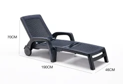 Lettino prendisole Dmat, 190x46h70 cm,<Dmora Sale