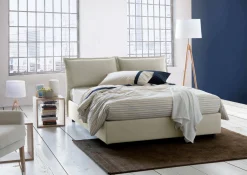 Letto alla francese Agalo, adatto per materasso Cm 140x200,<Dmora Sale