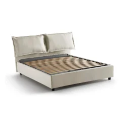 Letto alla francese Agalo, adatto per materasso Cm 140x200,<Dmora Sale
