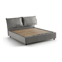 Letto alla francese Agalo, adatto per materasso Cm 140x200,<Dmora Cheap